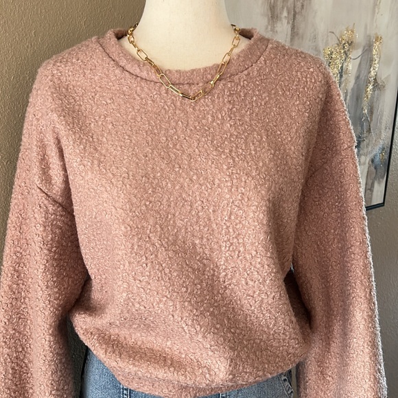 Teddy mauve sweater - Picture 5 of 5